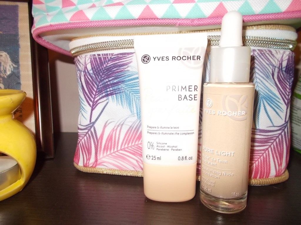 Favorite face products combo – Yves Rocher illuminating primer and moisturizing nude&nbsp;foundation