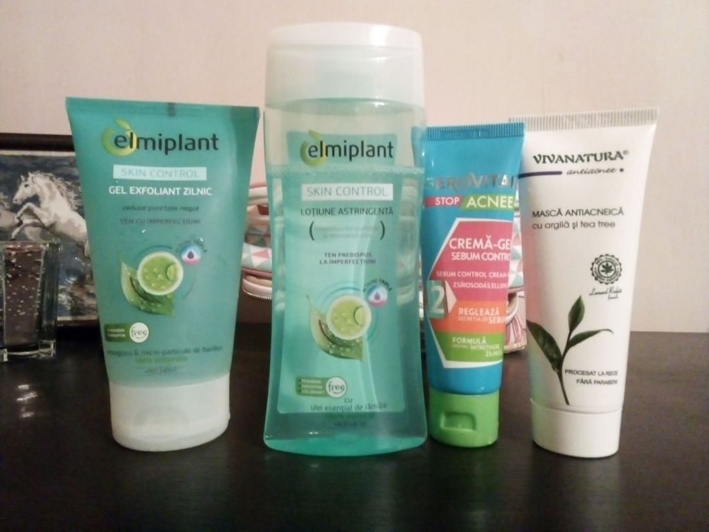 My acne skincare routine with Romanian products