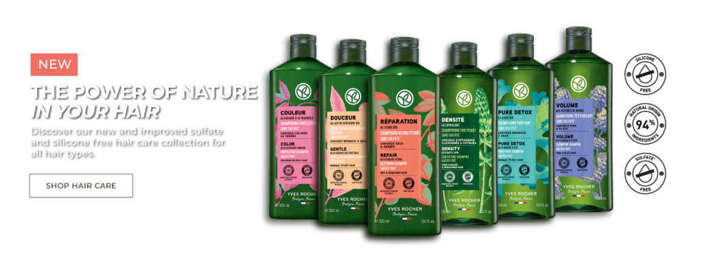 Spring News from Yves Rocher: hair care and body care&nbsp;products
